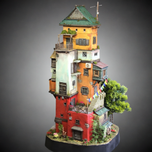 Diorama Torre de casas